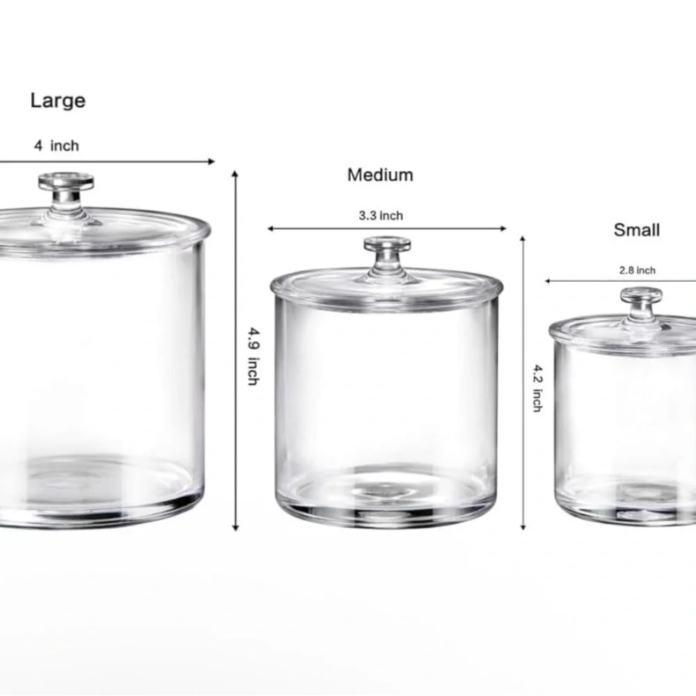 SheeChung Apothecary Jars Set (Set of 3) NEW